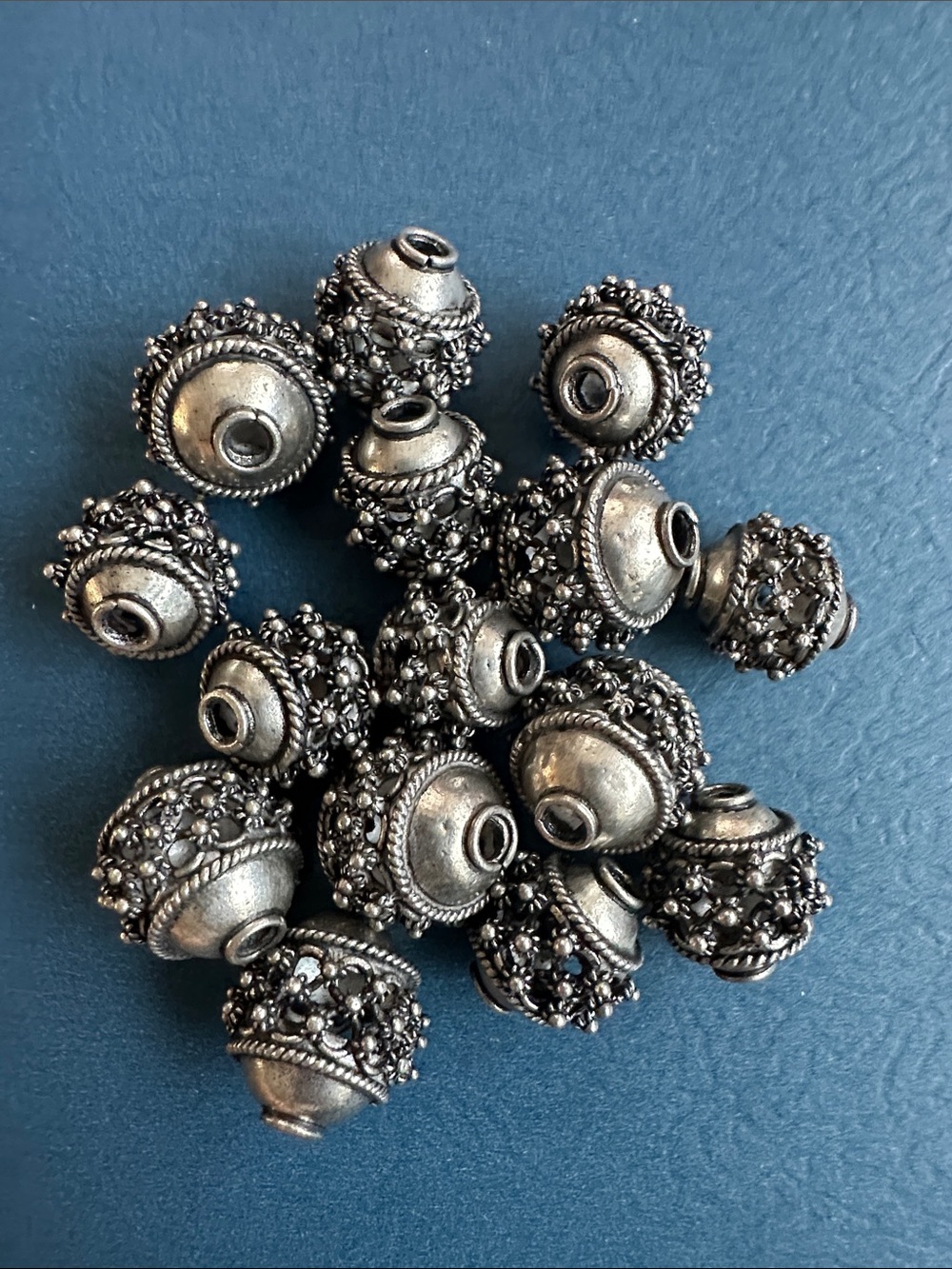 Rare Bundle of Vintage Metal Beads A